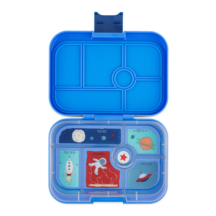 Leakproof Bento Box for Kids - Yumbox Original Surf Blue (Rocket)