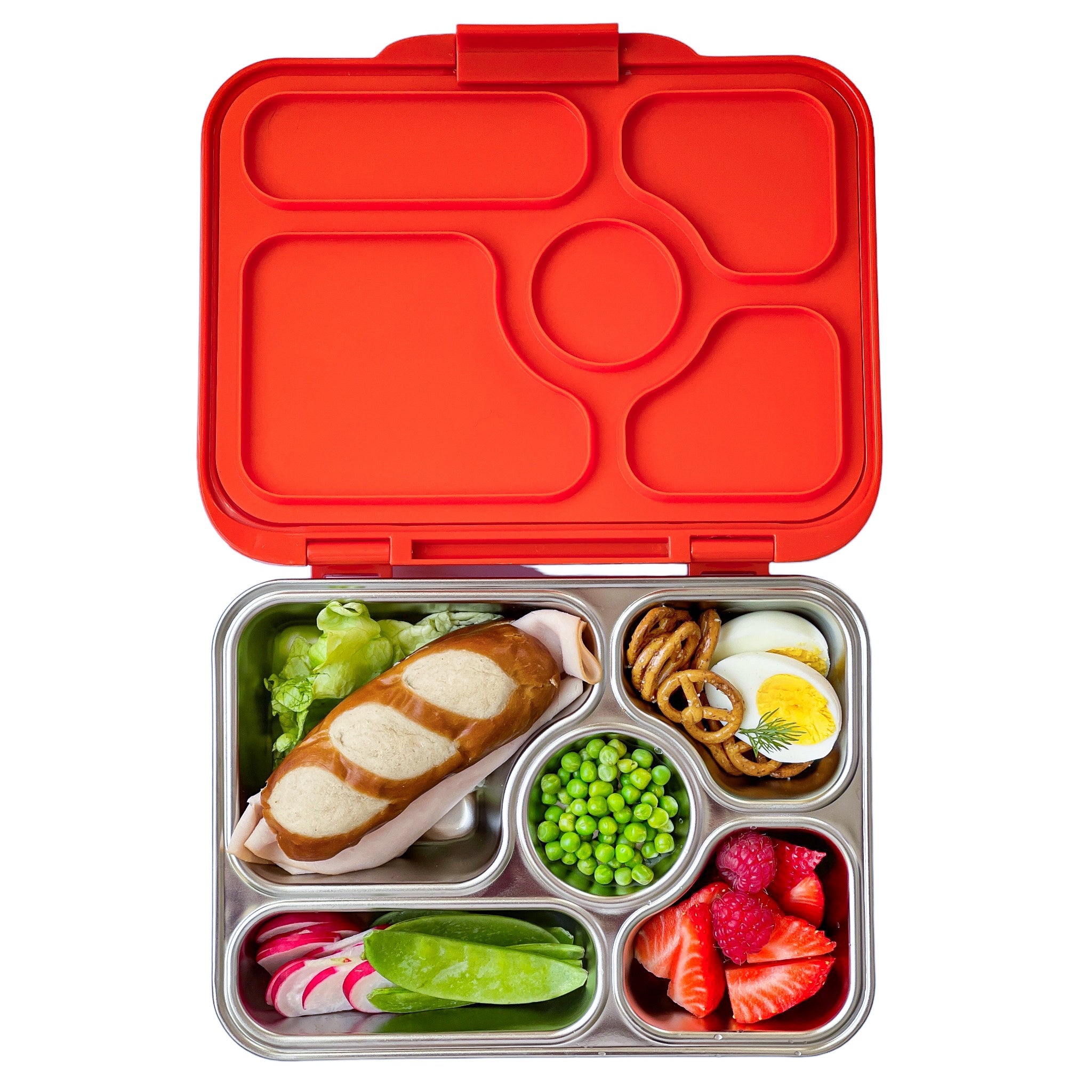 Stainless Steel Leakproof Bento Box - Tango Orange – Yumbox