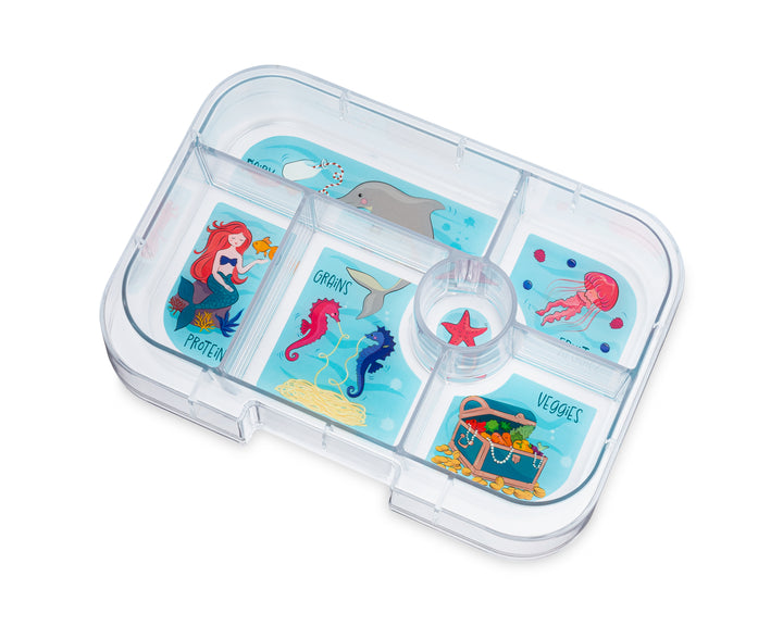 Leakproof Bento Lunch Box for Kids - Yumbox Malibu Purple (Mermaid)