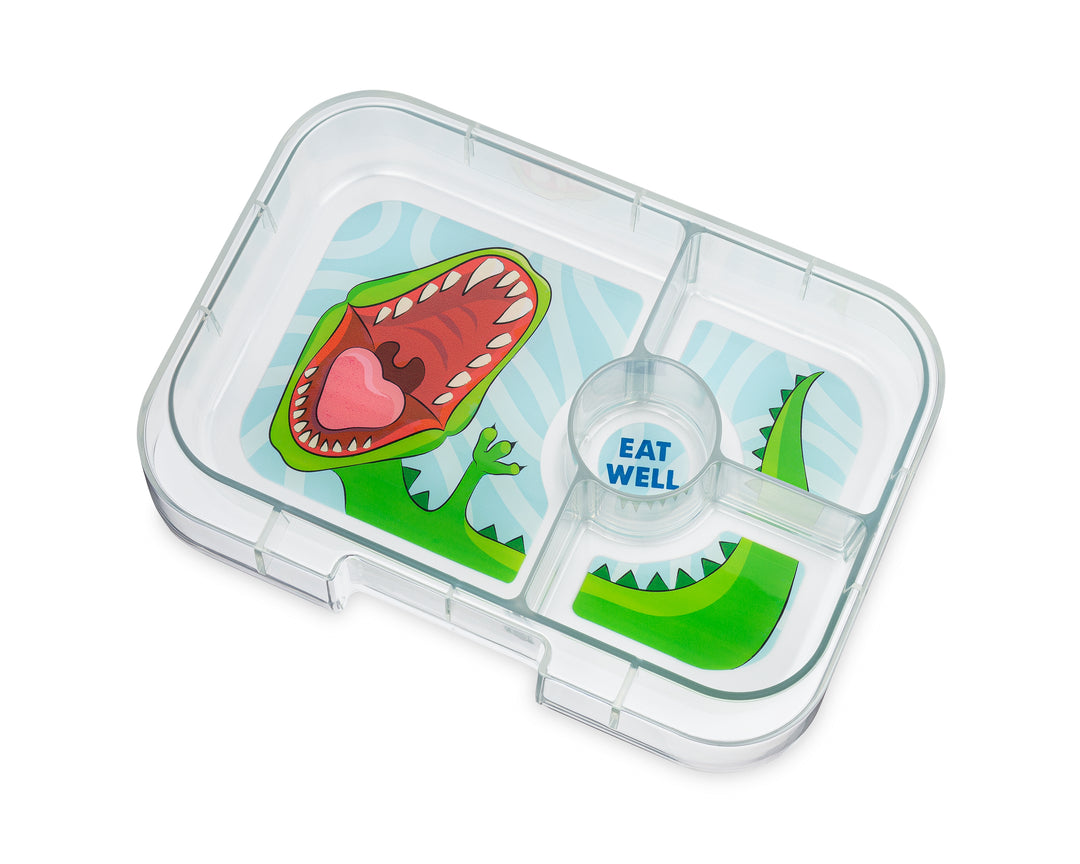 Leakproof Sandwich Friendly Bento Box - Surf Blue (Dinosaur)