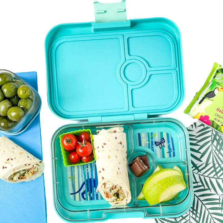 Leakproof Sandwich Friendly Bento Lunch Box - Yumbox Tropical Aqua