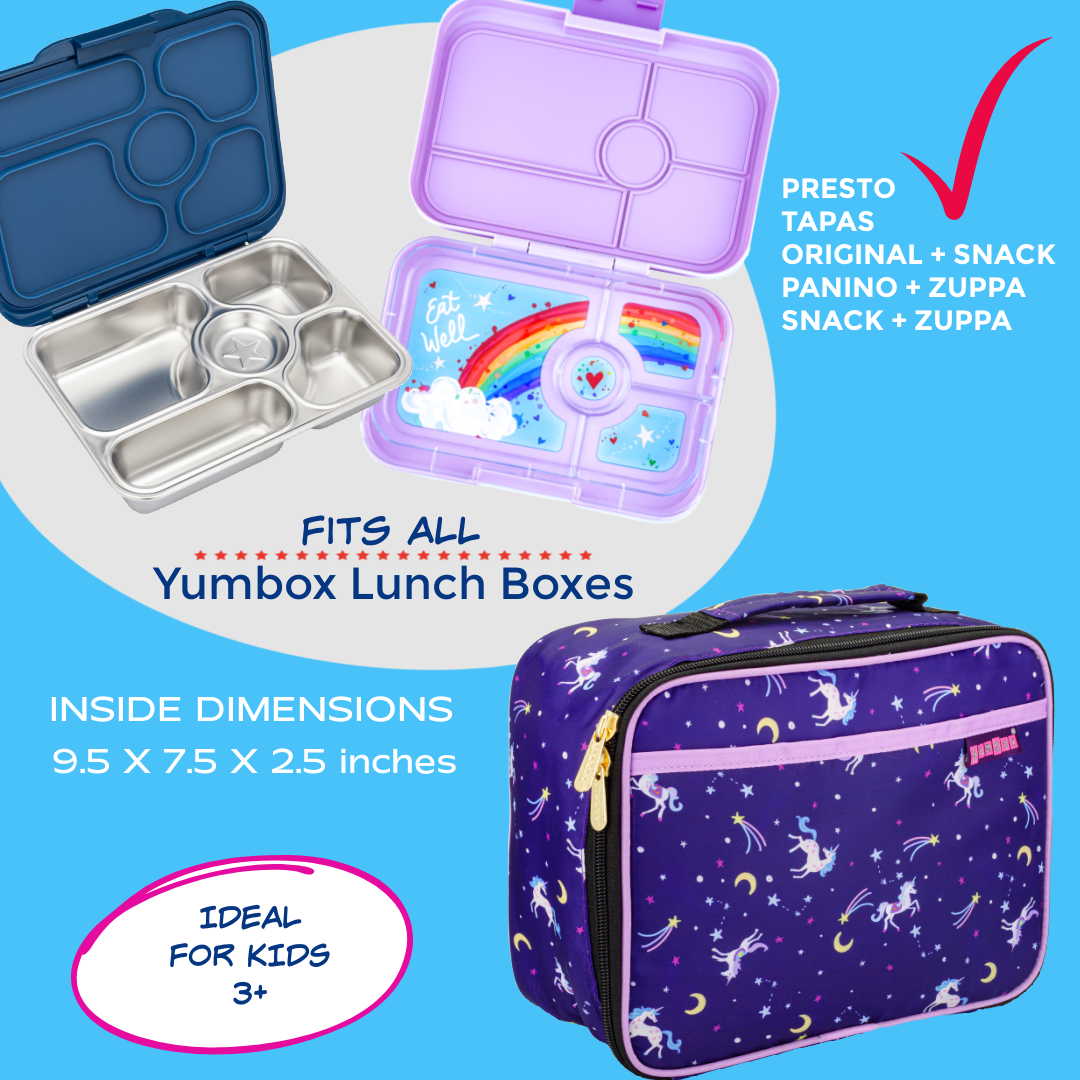 Classic Lunch Bag Unicorn Purple