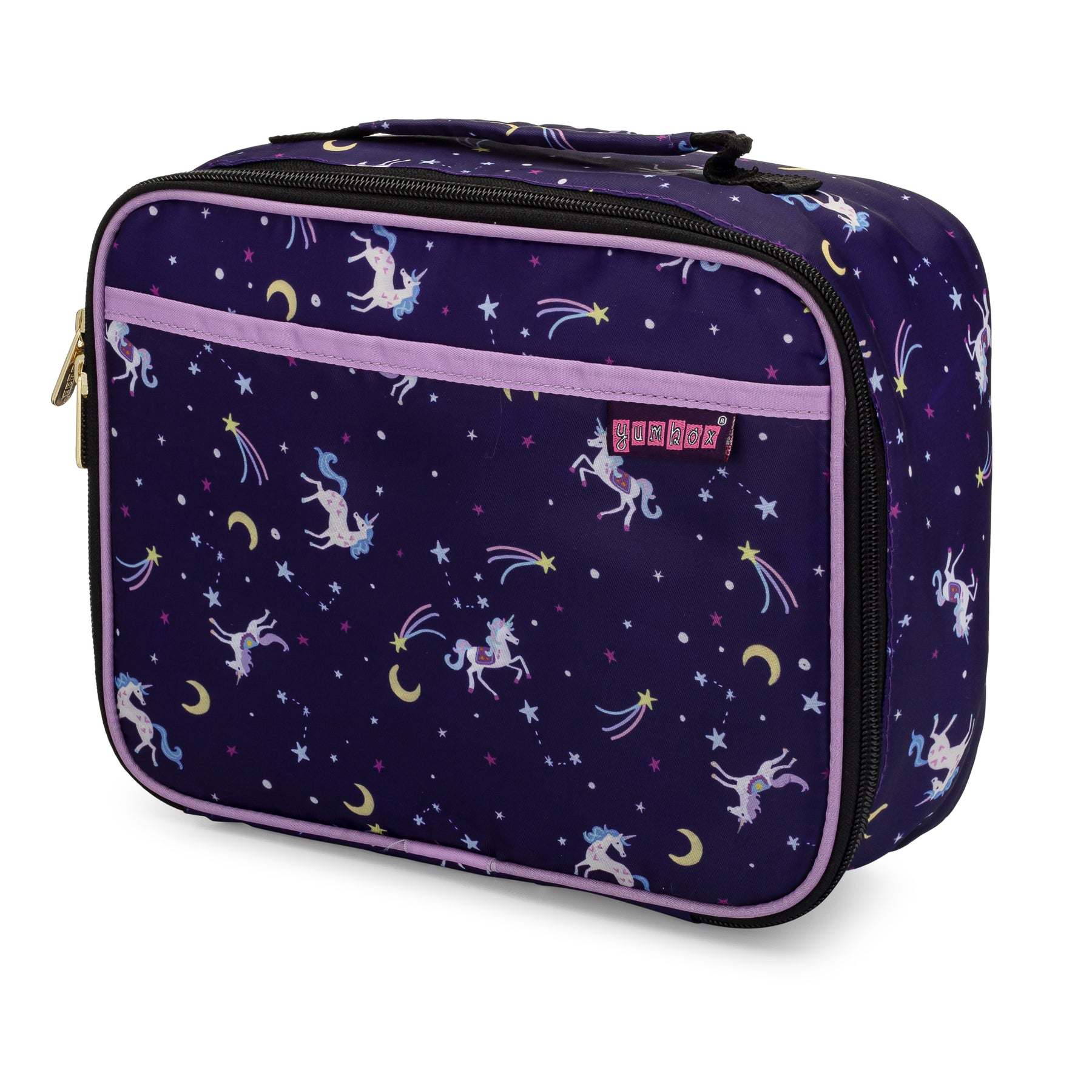 cuesr Purple Unicorn Lunch Box Kids Girls Boys Insulated Cooler Thermal  Cute Lunch Bag Tote for School