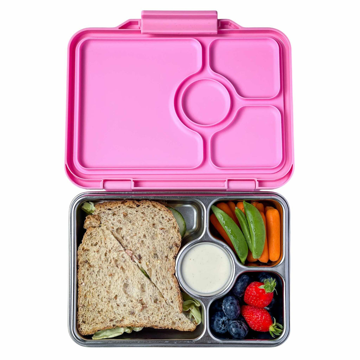Stainless Steel Leakproof Bento Lunch Box for Kids & Adults · Versailles Pink
