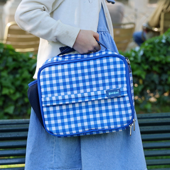 Yumbox Insulated Lunch Bag – Water-Resistant, 3-Way Carry, Fits Bento Boxes and Ice Packs (Vichy Gingham)