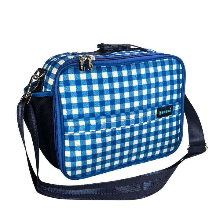 Yumbox Insulated Lunch Bag – Water-Resistant, 3-Way Carry, Fits Bento Boxes and Ice Packs (Vichy Gingham)