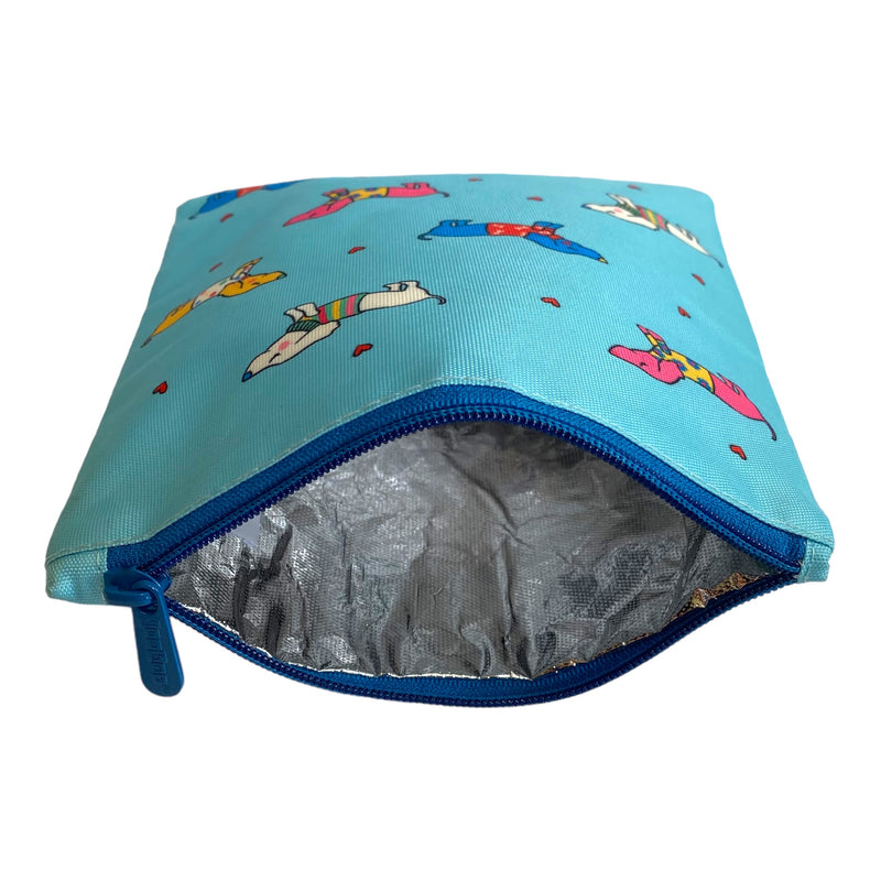 Reusable Leakproof Sandwich Bags for Packed Lunches - Set of 2