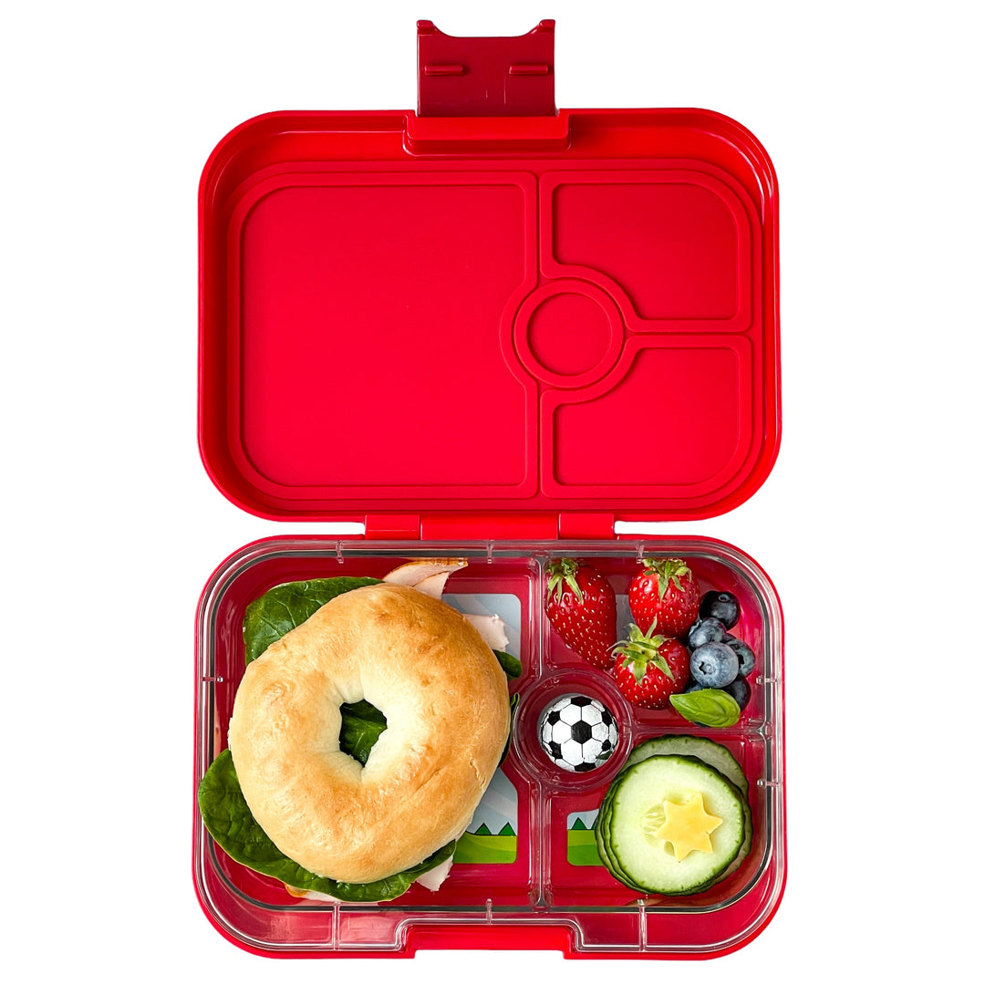 Leakproof Sandwich Friendly Bento Box - Wow Red (Dinosaur)