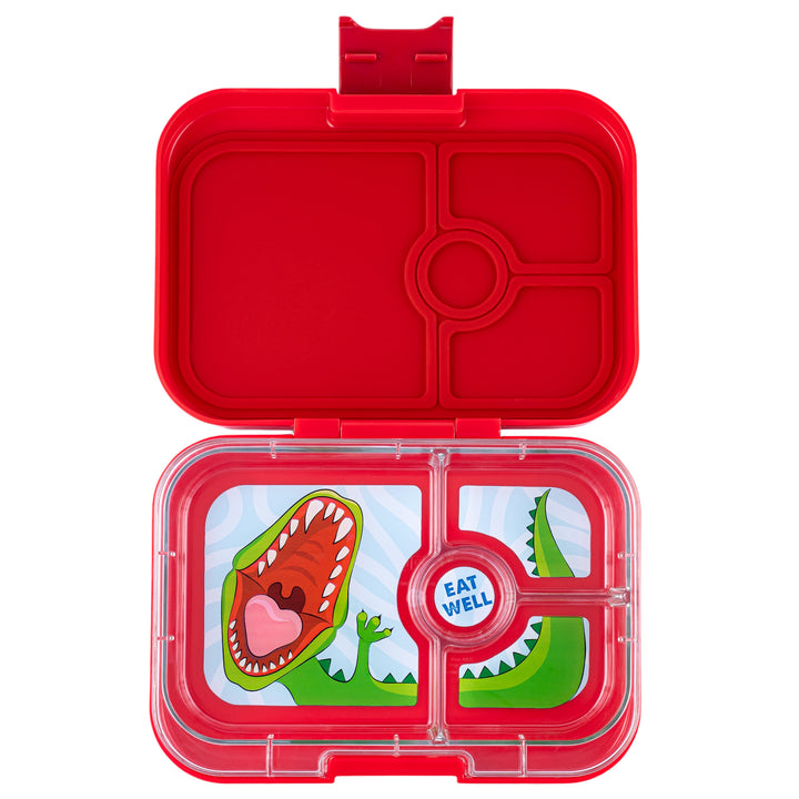 Leakproof Sandwich Friendly Bento Box - Wow Red (Dinosaur)