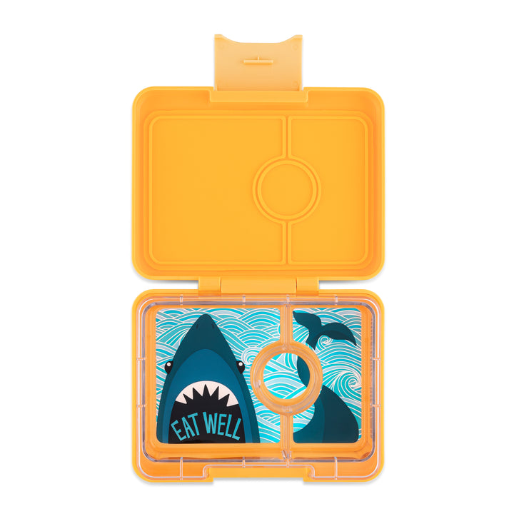 Snack Size Bento Lunch Box Yoyo Yellow (Shark)