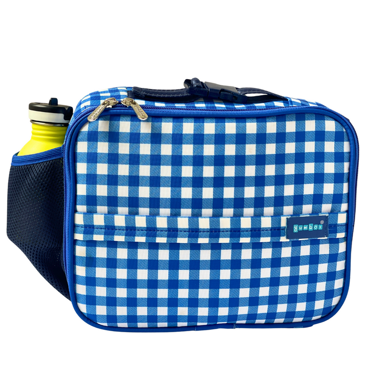 Yumbox Insulated Lunch Bag – Water-Resistant, 3-Way Carry, Fits Bento Boxes and Ice Packs (Vichy Gingham)