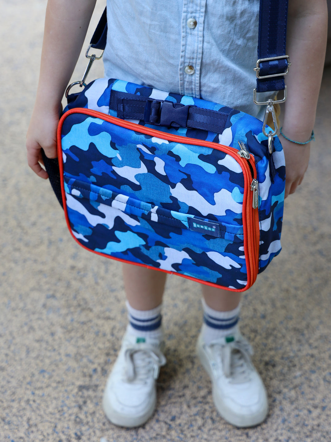 3 Ways to Carry - Yumbox Classic Lunch Bag – Insulated Camouflage Print Lunch Tote