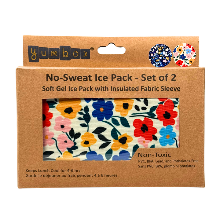 Gel Ice Packs in Fabric Sleeves 2-Pack - Floral Prints