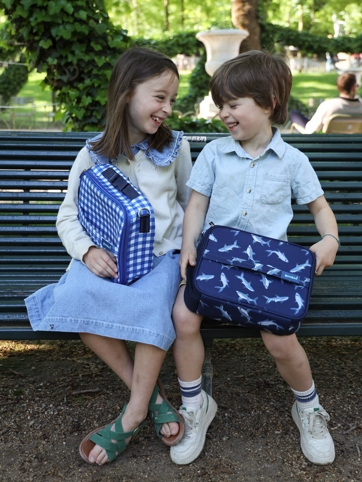 Yumbox Insulated Lunch Bag – Water-Resistant, 3-Way Carry, Fits Bento Boxes and Ice Packs (Vichy Gingham)
