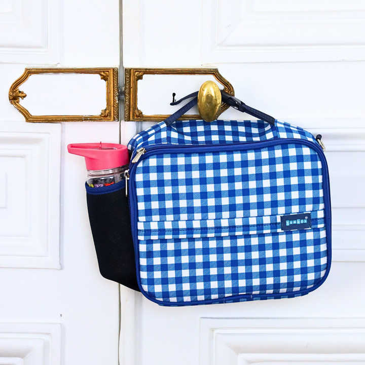 Yumbox Insulated Lunch Bag – Water-Resistant, 3-Way Carry, Fits Bento Boxes and Ice Packs (Vichy Gingham)