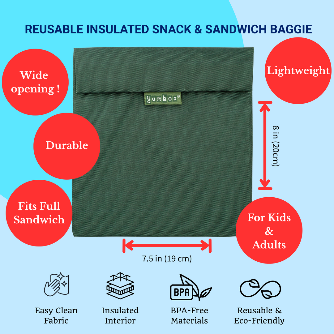 Reusable Sandwich Bag - Fern Green