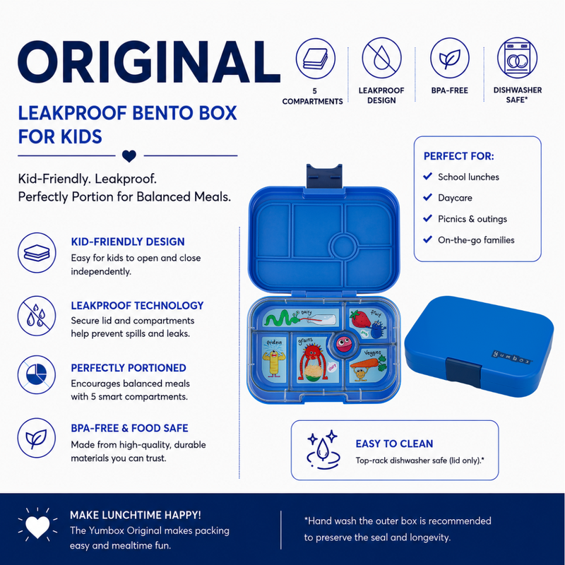Yumbox Original Leakproof Bento Lunch Box for Kids