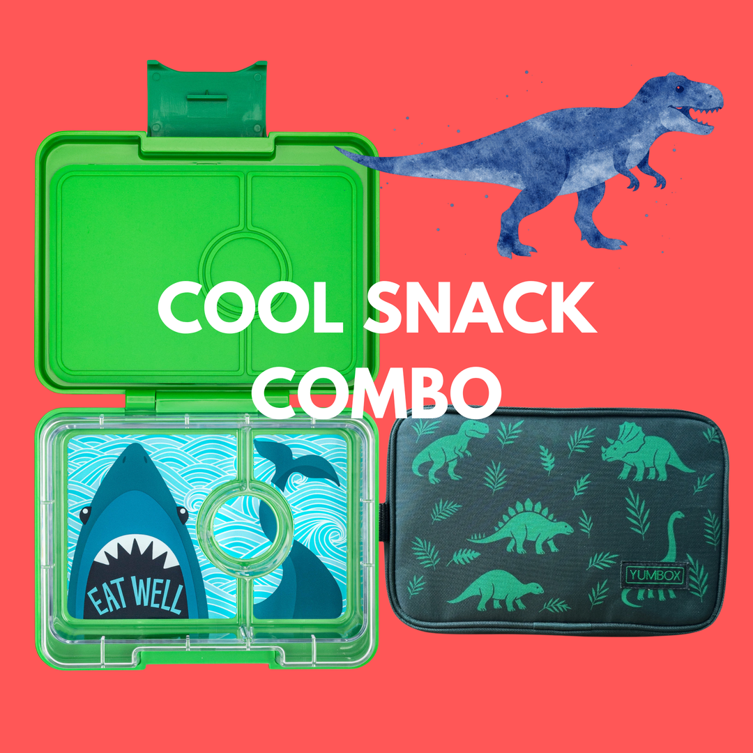 Cool Lunch Combo (Snack Box + Insulated Bag with Ice Packs)