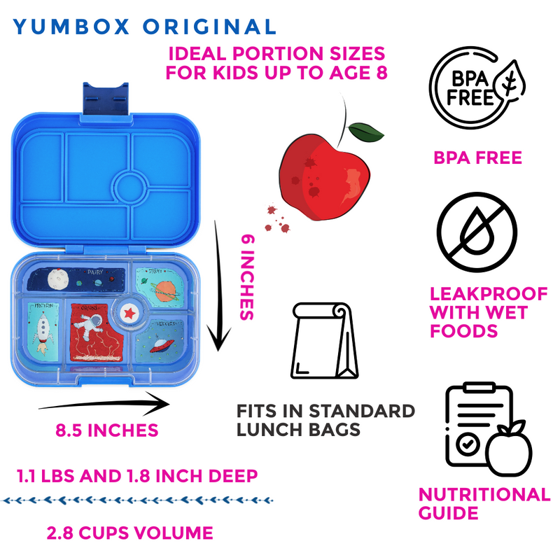 Yumbox Original Leakproof Bento Lunch Box for Kids