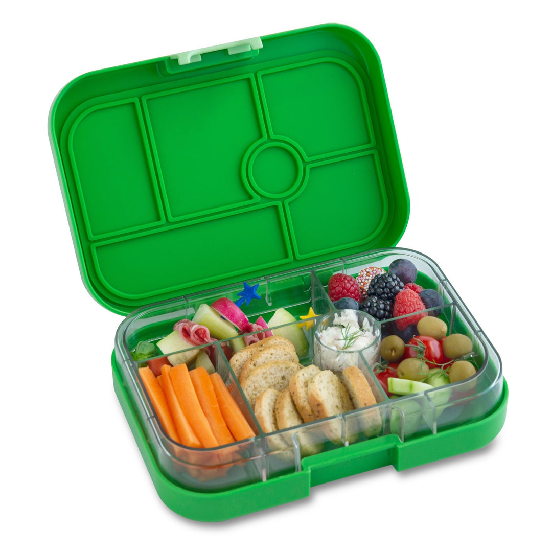 Leakproof Bento Box for Kids - Yumbox Original Jurassic Green  (Funny Monsters)