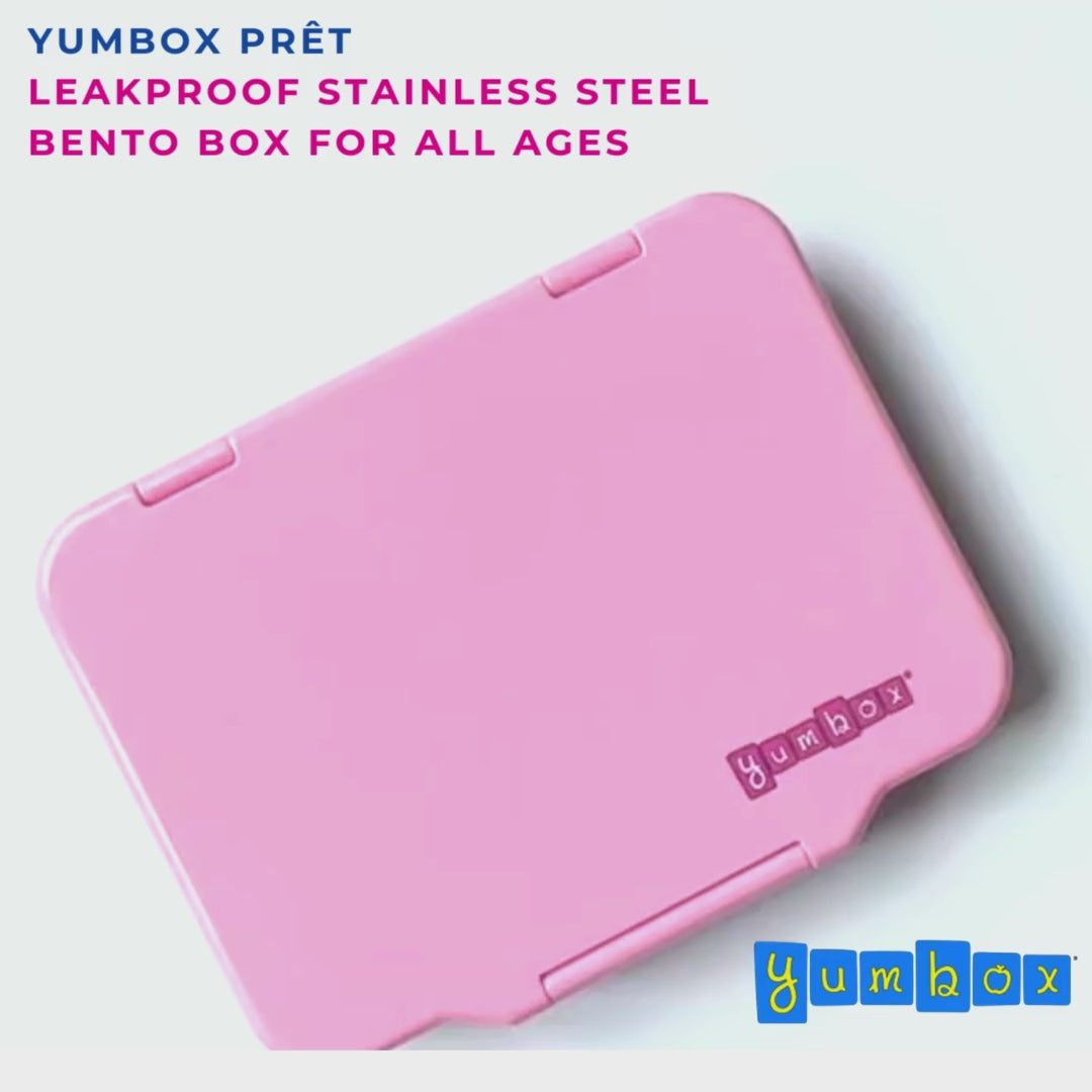 Yumbox Prêt – Leakproof Stainless Steel Bento - Versailles Pink