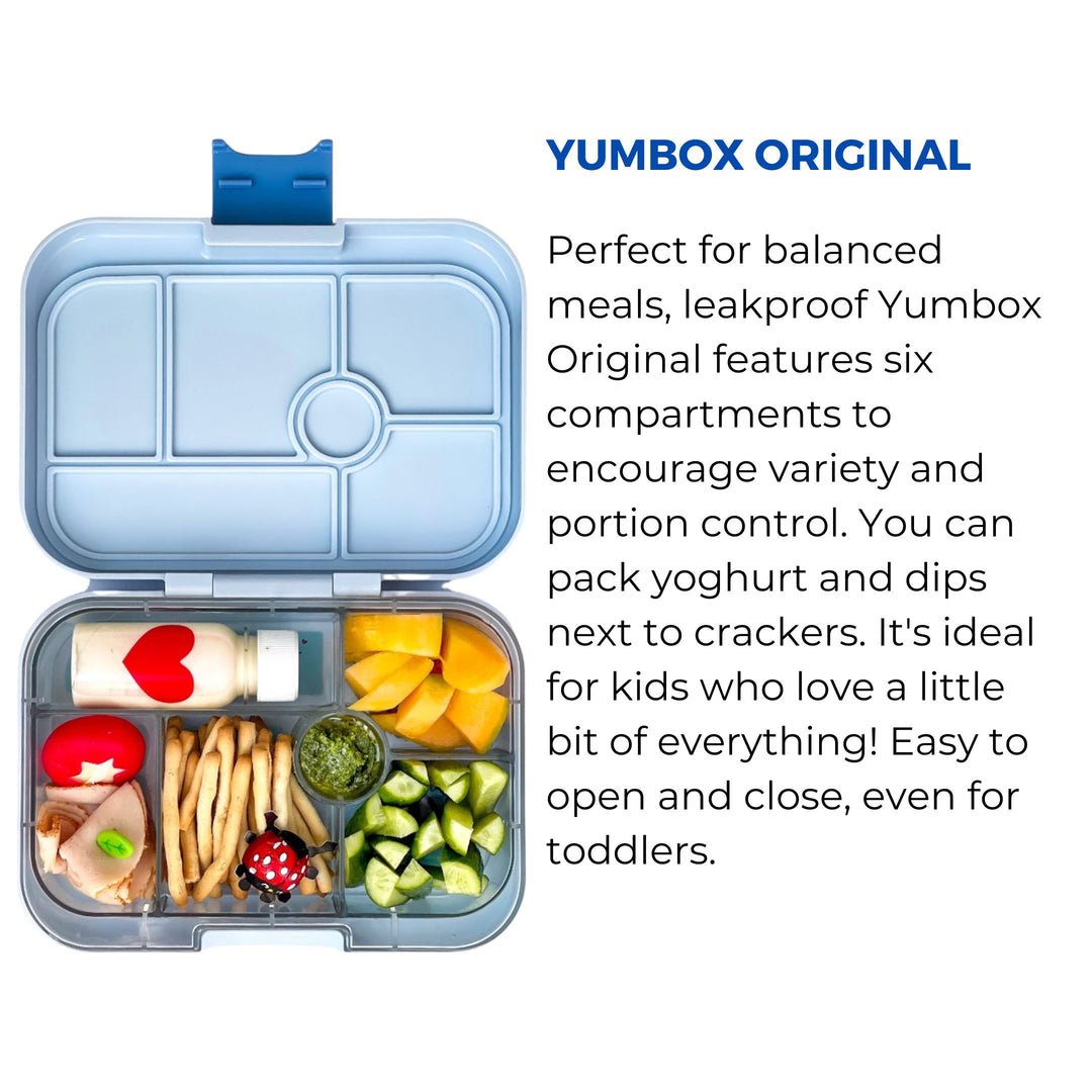 Leakproof Bento Lunch Box for Kids - Yumbox Miami Aqua (Unicorn)