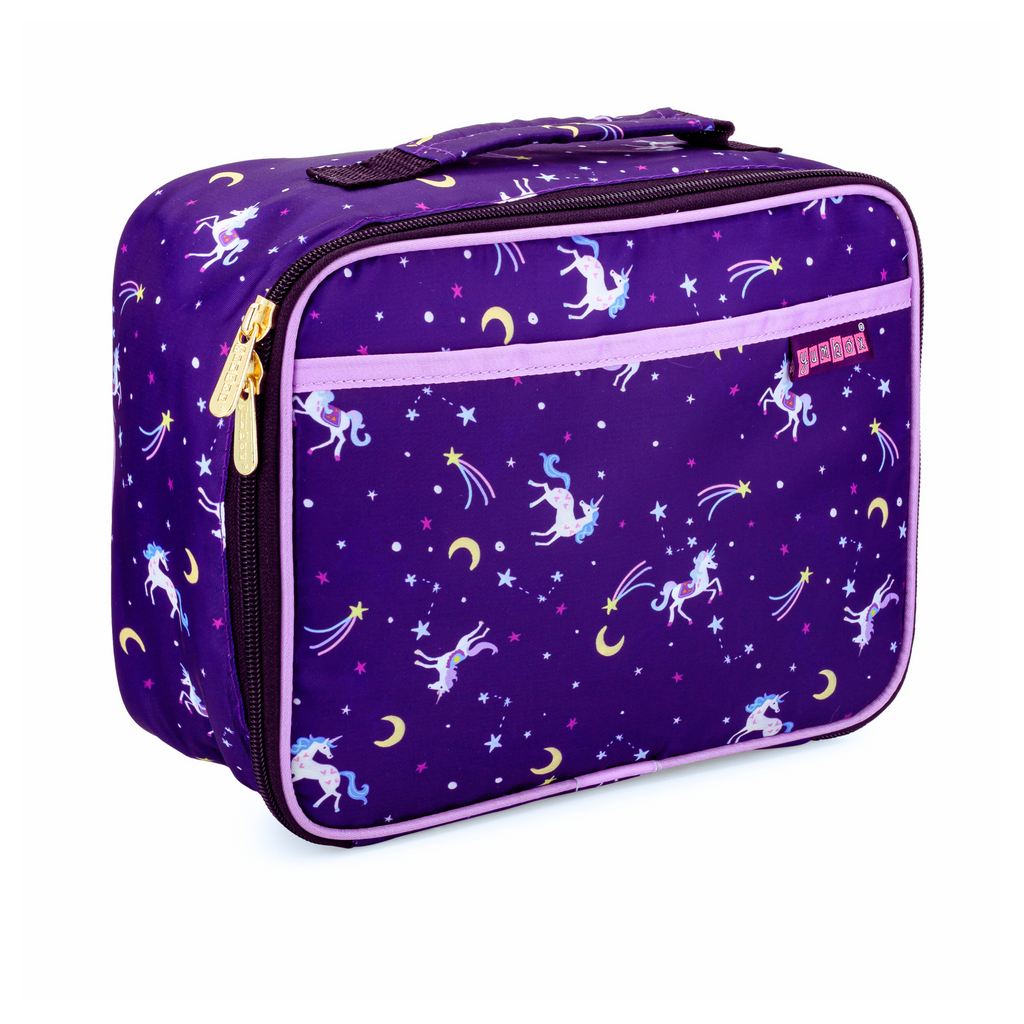 Classic Lunch Bag Unicorn Purple