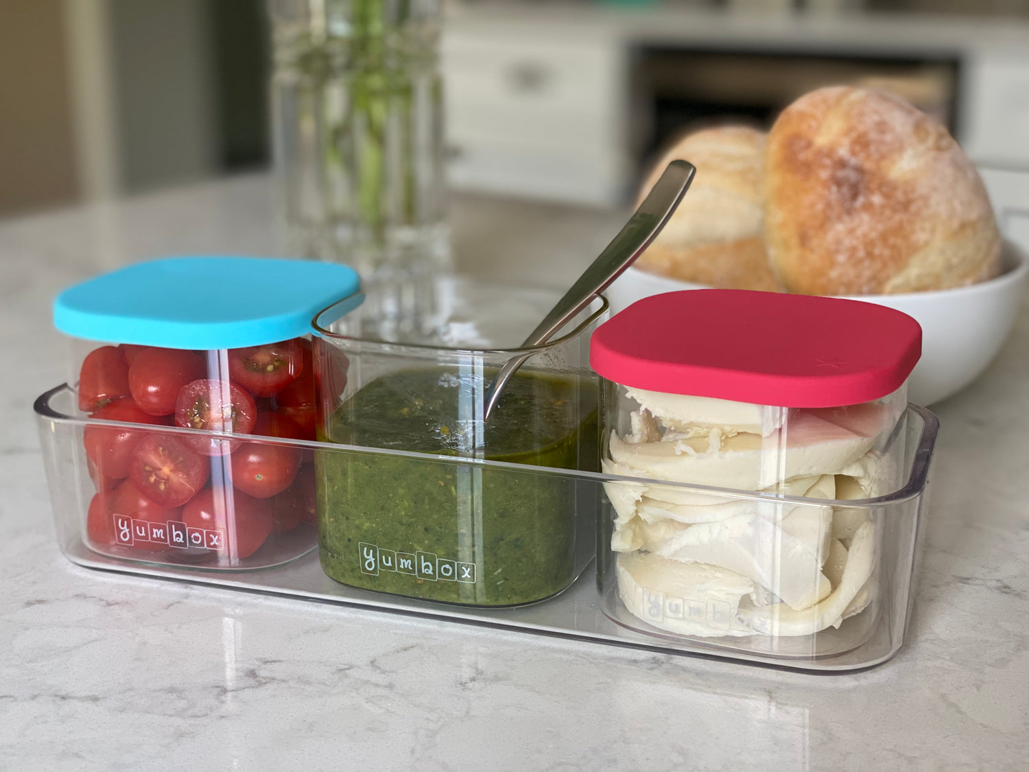 Clear Refrigerator Organizer Tray – Food Grade Rectangle Fridge Storage Container