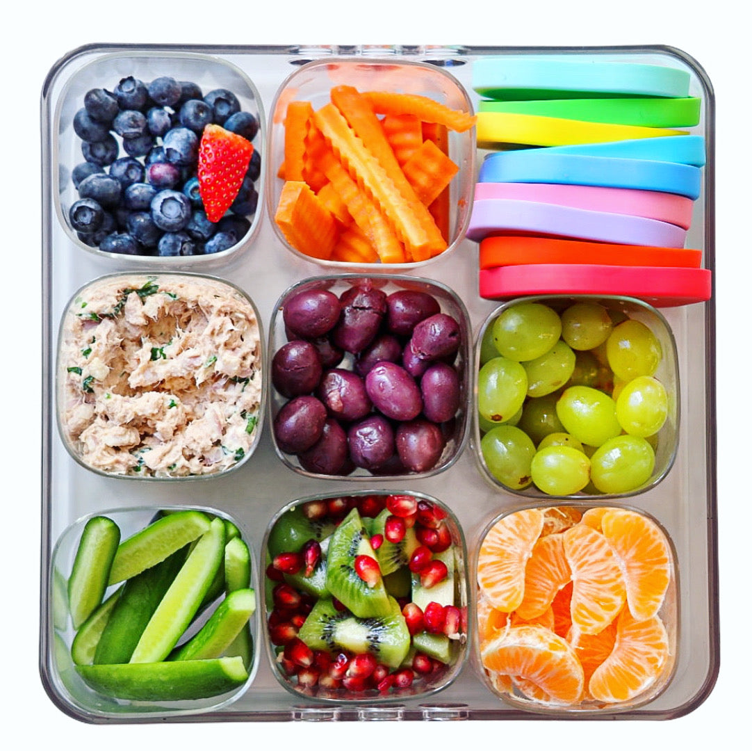 Clear Refrigerator Organizer Tray – Food Grade Square Fridge Storage Container
