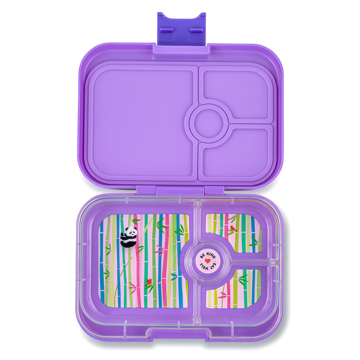 Leakproof Sandwich Friendly Bento Box - Yumbox Dreamy Purple Panda