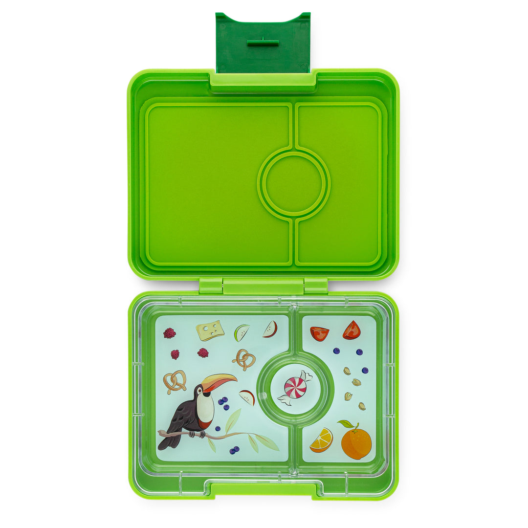 YumBox Panino Bento Lunch Box, Hello Green