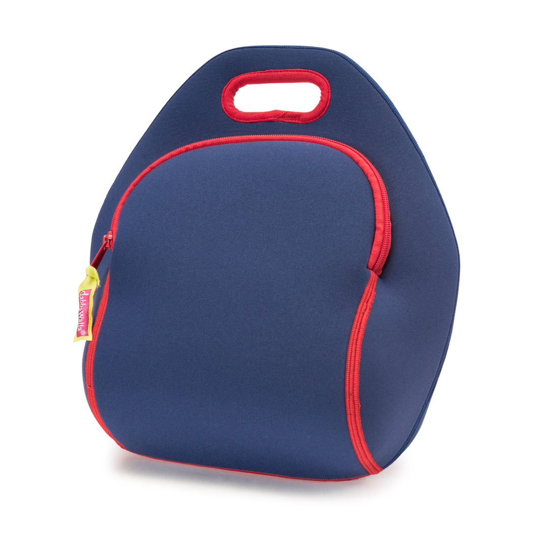 NAVY COLOR BLOCK LUNCH BAG by Dabbawalla Bags