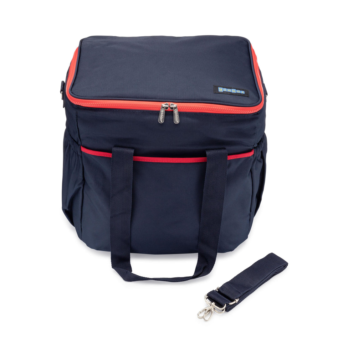 Yumbox Picnic Bag: Extra Large Insulated with Thinsulate Satin Lining Waterproof Exterior in Navy. Perfect for Picnics Family Outings Sports Events