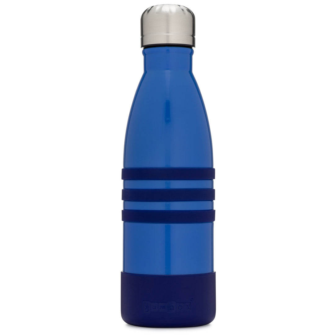 Yumbox Aqua Stainless Steel Triple Insulated Water Bottle 14 oz/ 420 ml (Ocean Blue)