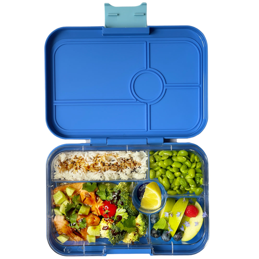 Leakproof Yumbox Tapas True Blue - 5 Compartment - Space Tray - Largest Bento