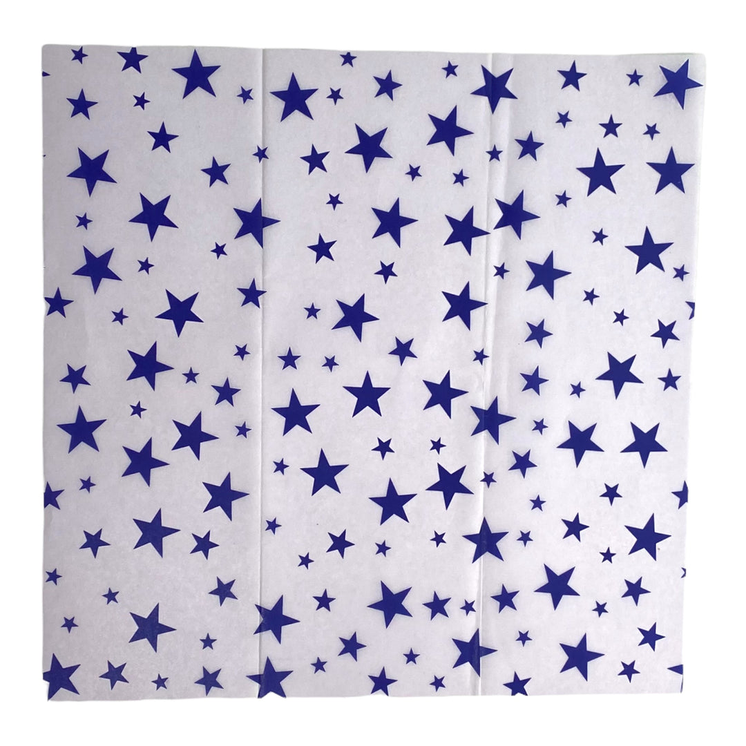 YUMBOX SANDWICH PAPER WRAP - STARS SET OF 40 SHEETS + STICKERS