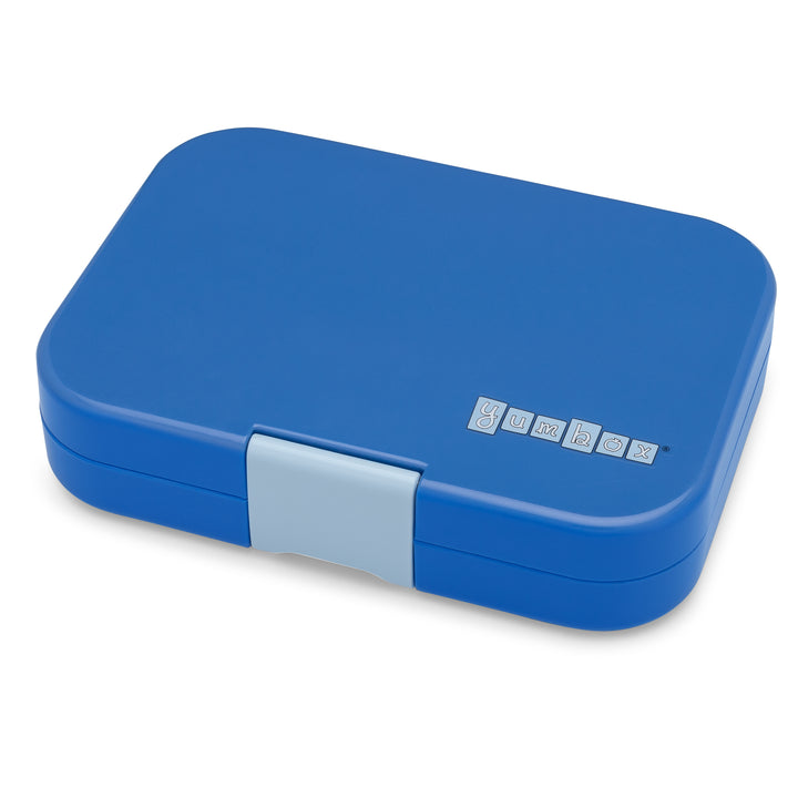 Leakproof Sandwich Friendly Bento Box - Yumbox True Blue - Shark Tray