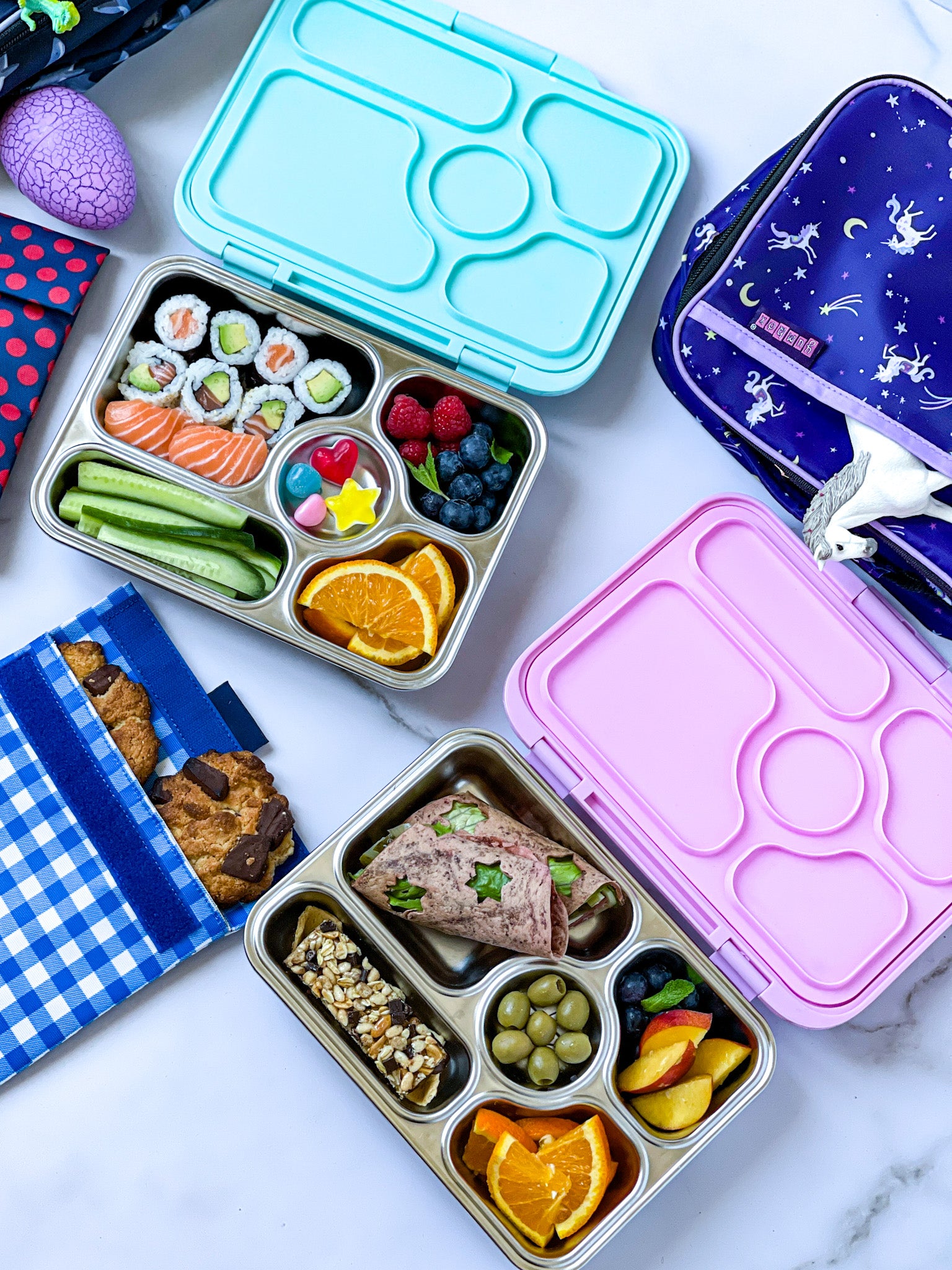 Stainless Steel Leakproof Bento Box - Rose Pink – Yumbox