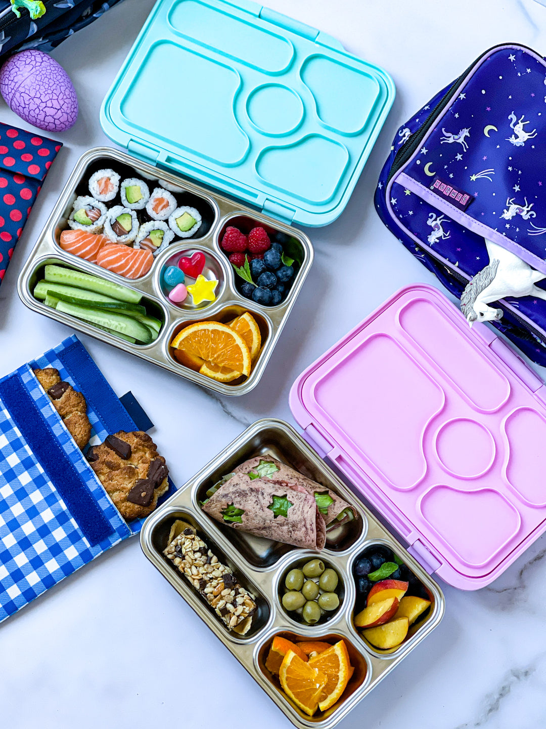 Yumbox and Stainless Steel Lunch Box