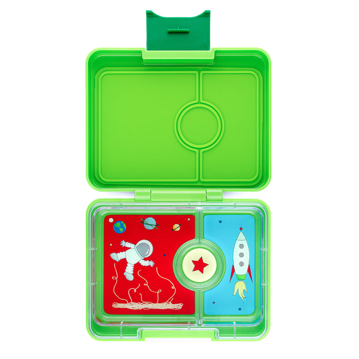 Snack Size Bento Lunch Box Lime Green (Rocket)