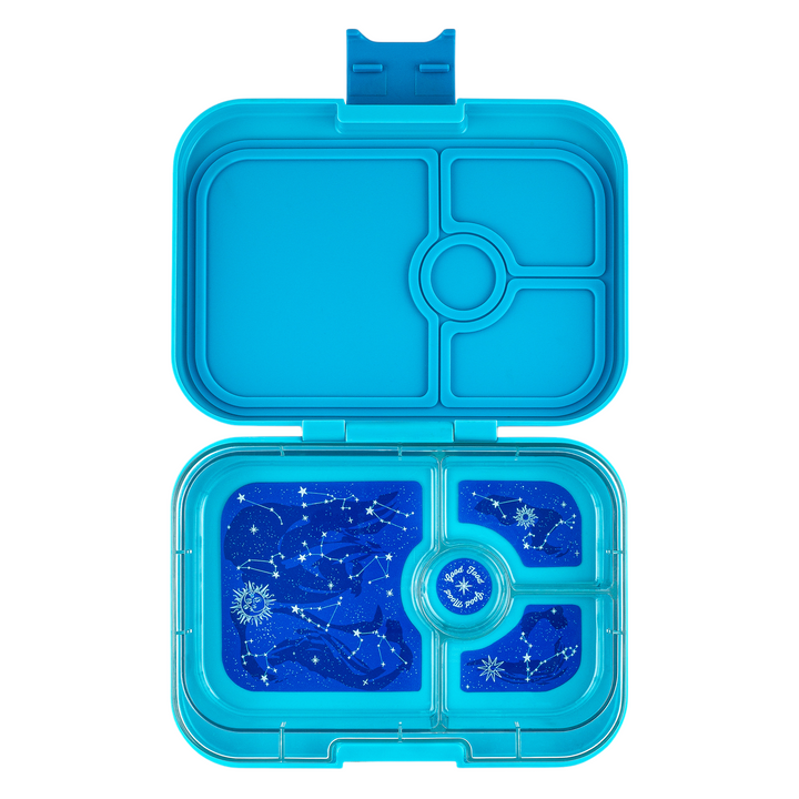 Leakproof Sandwich Friendly Bento Box - Yumbox Luna Aqua