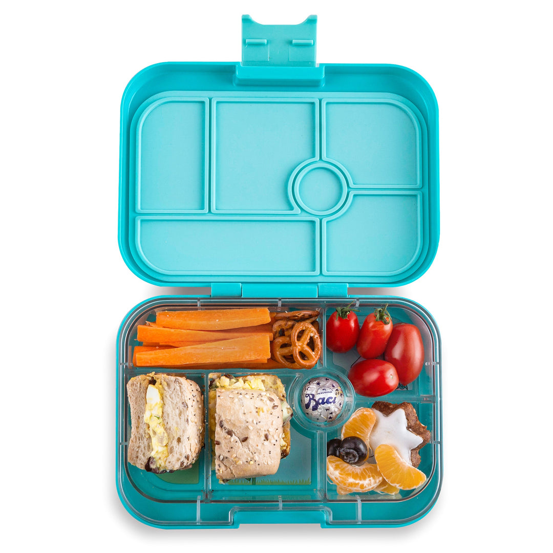 Leakproof Bento Lunch Box for Kids - Yumbox Miami Aqua (Unicorn)