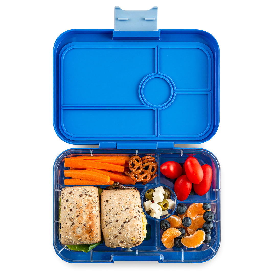 Leakproof Large Bento Lunch Box for Kids and Adults - Yumbox Tapas True Blue