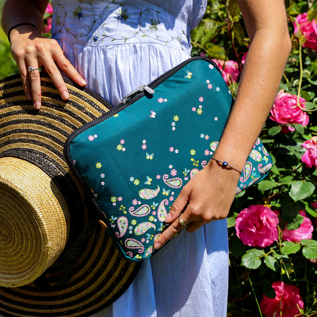 Yumbox Poche - Insulated Lunch Bag Sleeve - Paisley Woodland