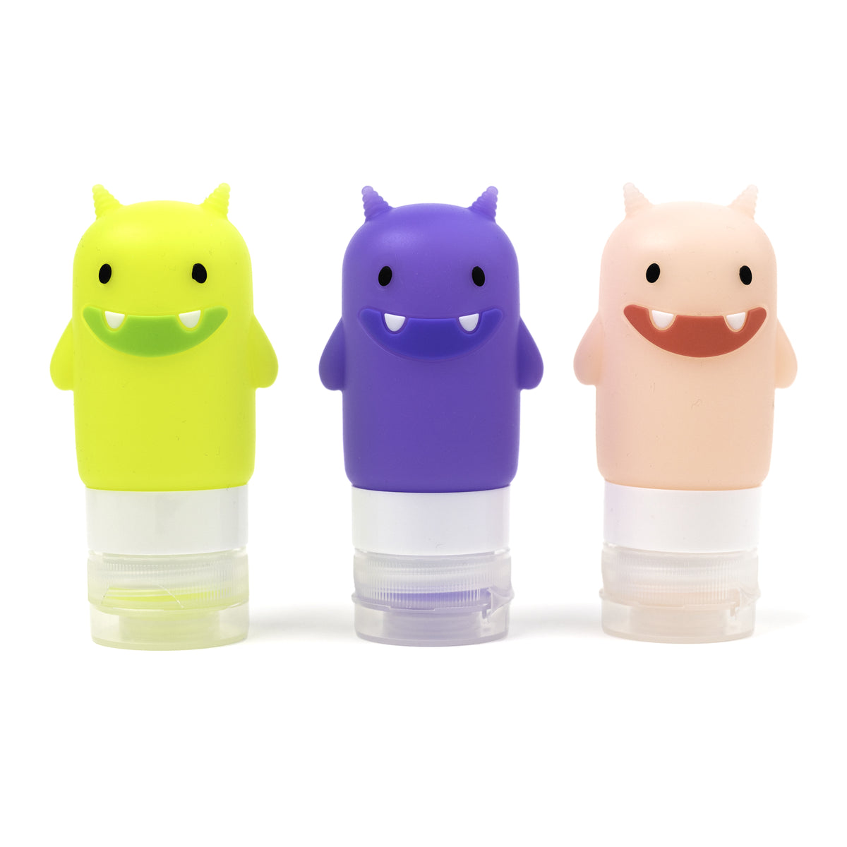 Funny Monster Silicone Squeeze Bottles for Mess‑Free Lunches